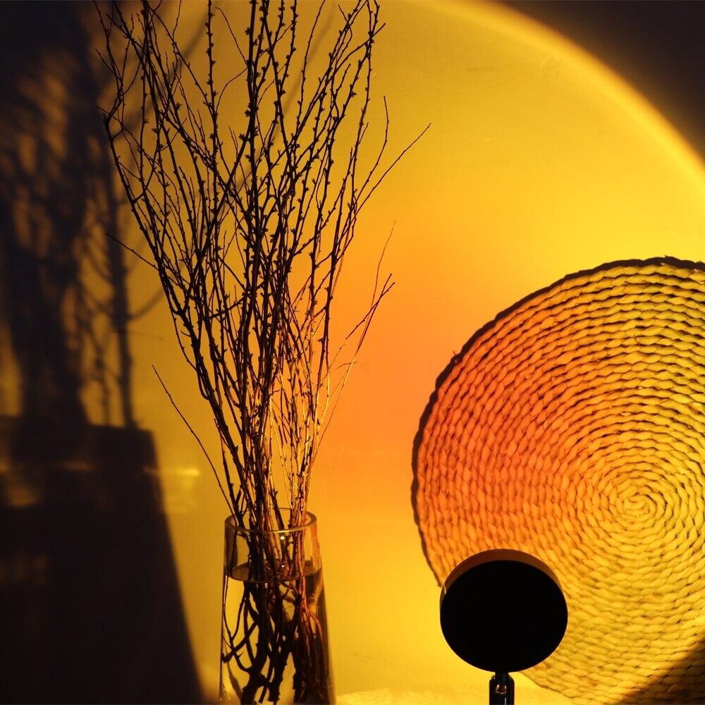Sunset Lamp – RGB Ambient Bedroom Light with Remote