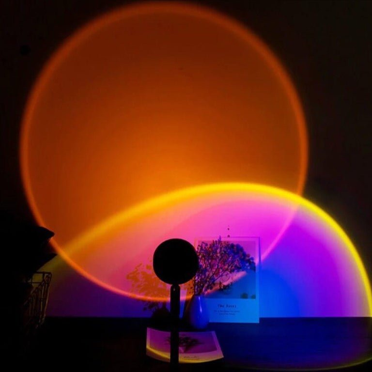 Sunset Lamp – RGB Ambient Bedroom Light with Remote