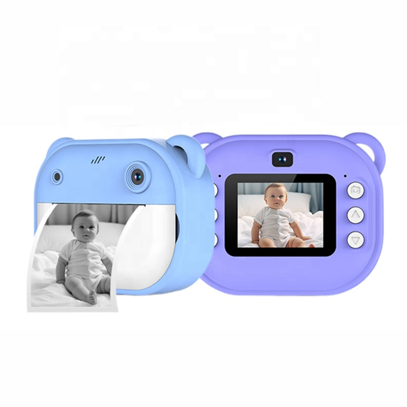 Kids Instant Print Camera Toy – Instant Photo Camera for Kids with Paper Rolls, 1080p Video, 32GB, Rechargeable .