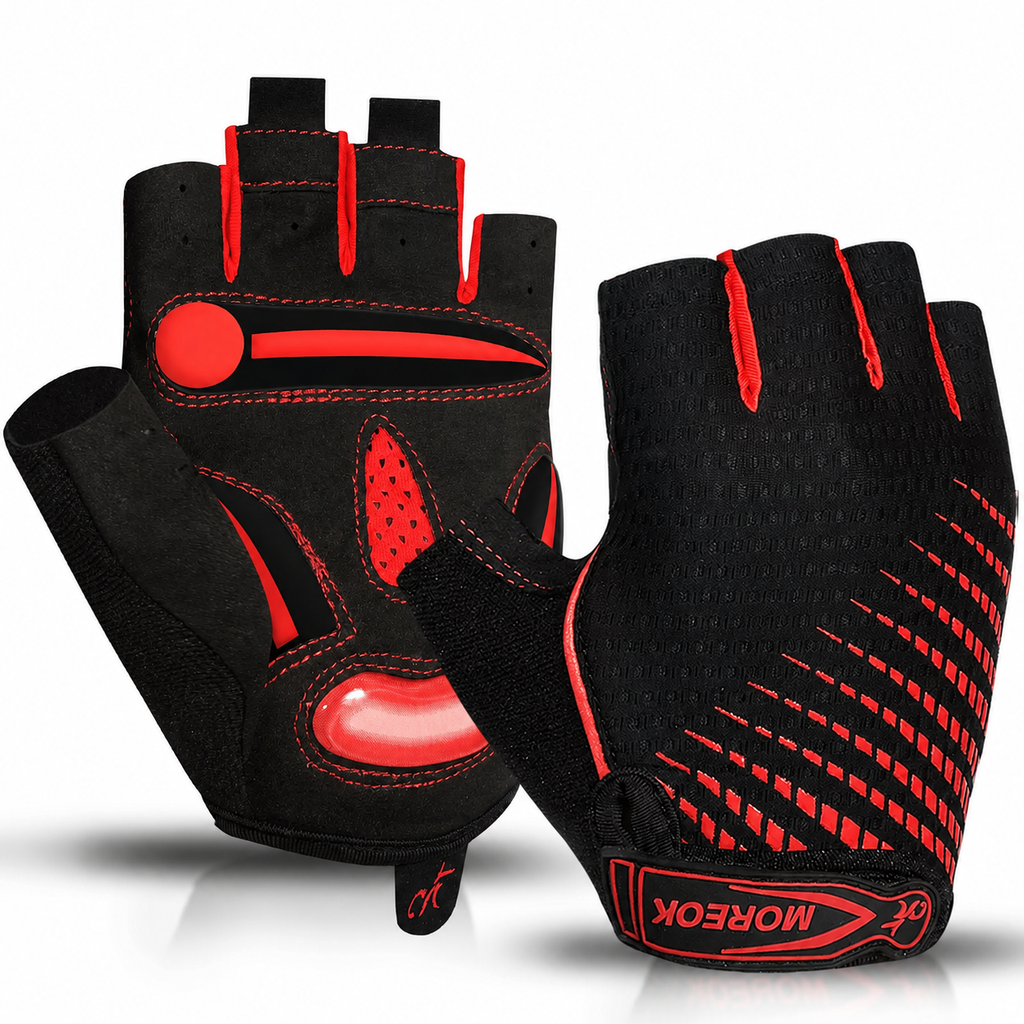 Half Finger Cycling Gloves – Gel Padded Bike Gloves for Road & MTB