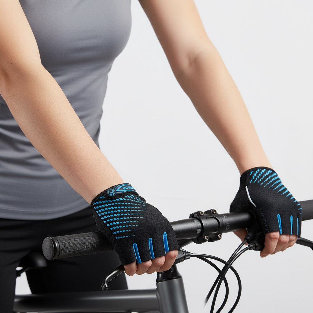 Half Finger Cycling Gloves – Gel Padded Bike Gloves for Road & MTB