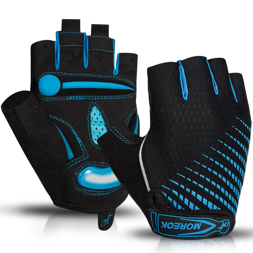 Half Finger Cycling Gloves – Gel Padded Bike Gloves for Road & MTB