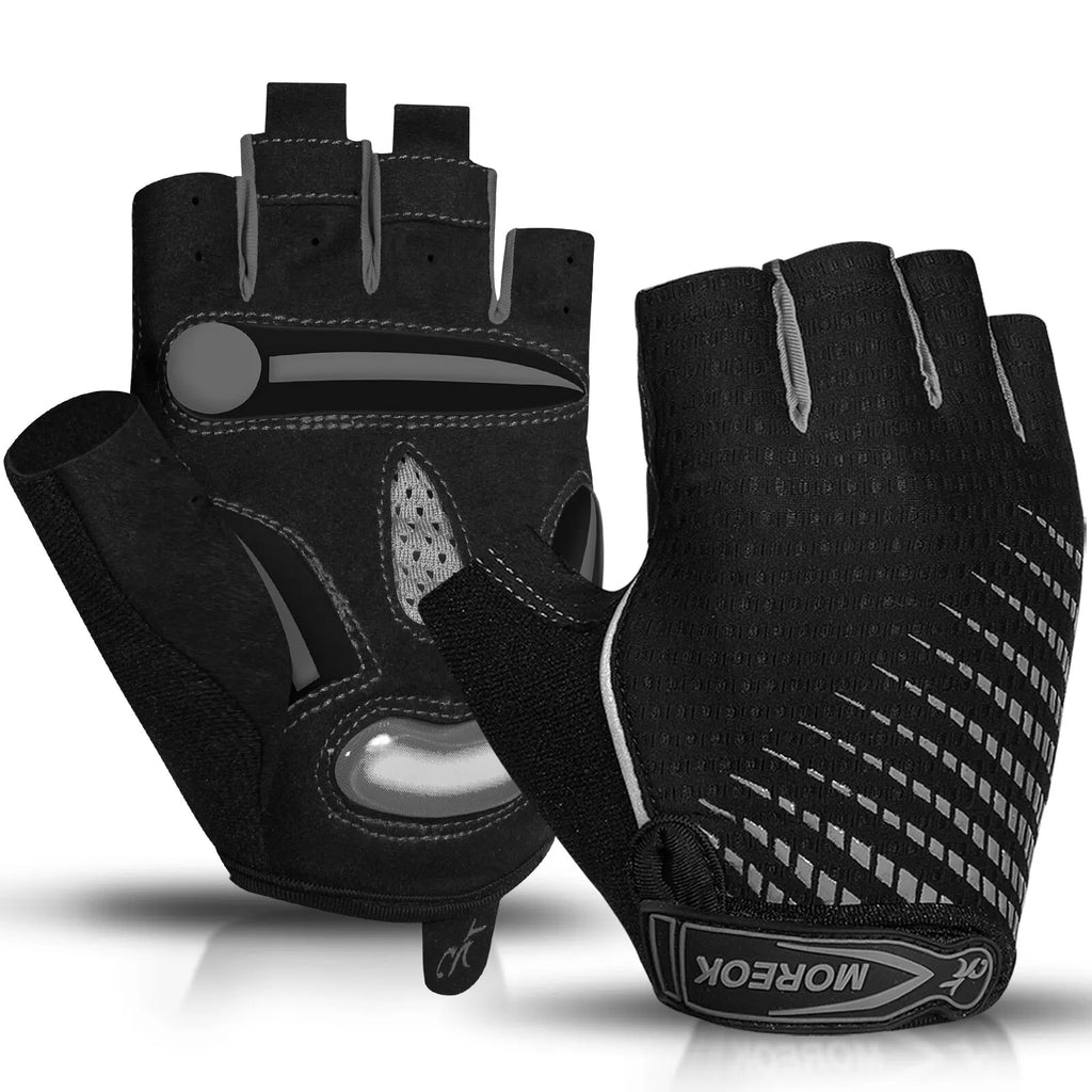 Half Finger Cycling Gloves – Gel Padded Bike Gloves for Road & MTB