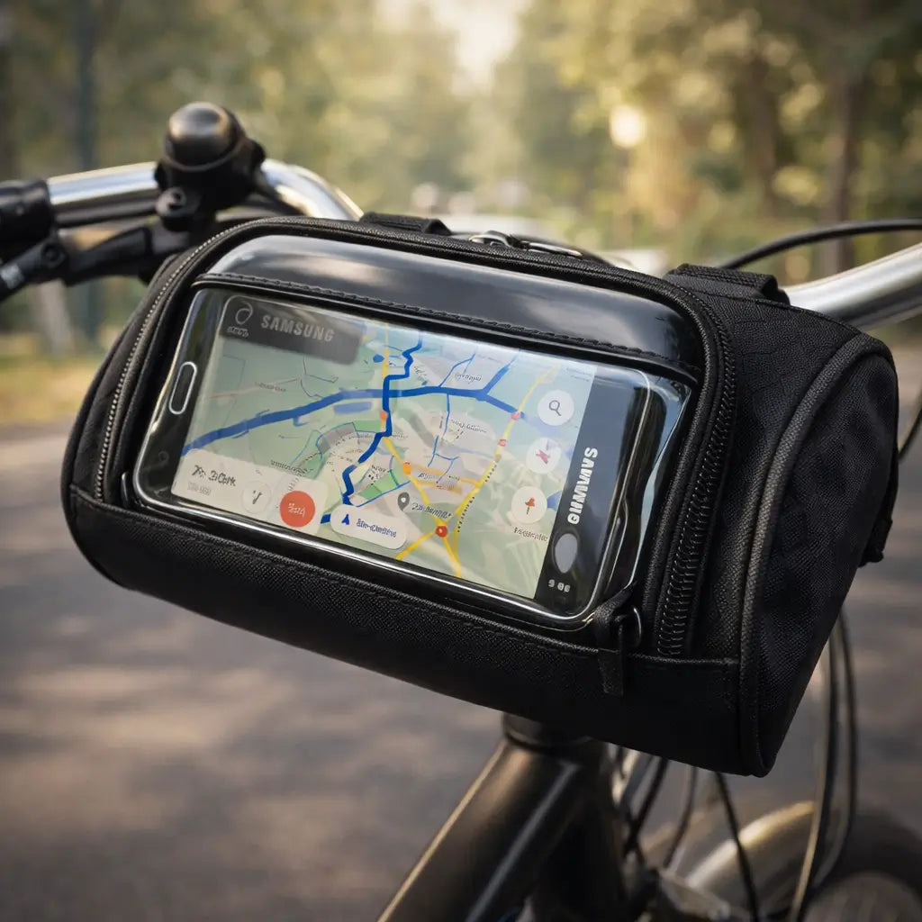 Handlebar Bag – Bicycle Bag with Touchscreen Window