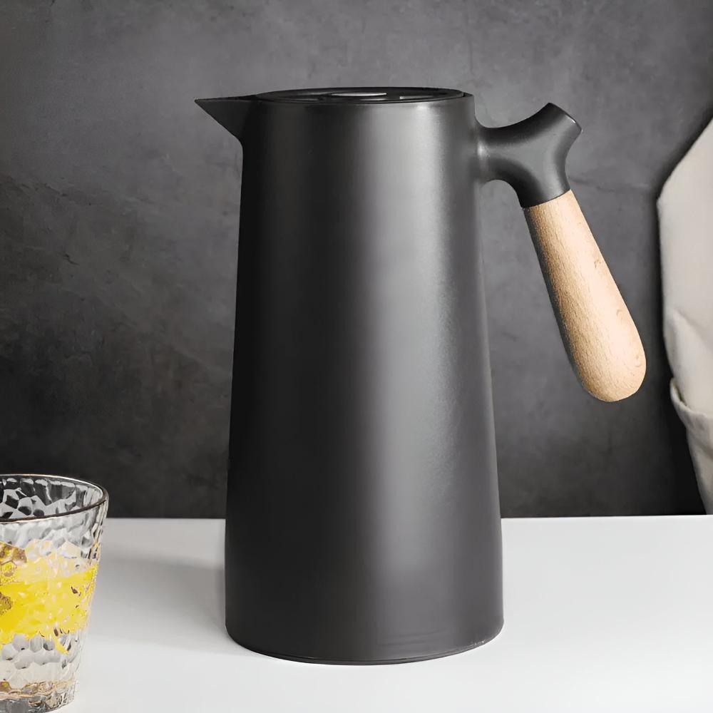 Insulated Carafe – Stylish Stainless Steel Design with Glass Inner Lining and 1 Liter Capacity 10