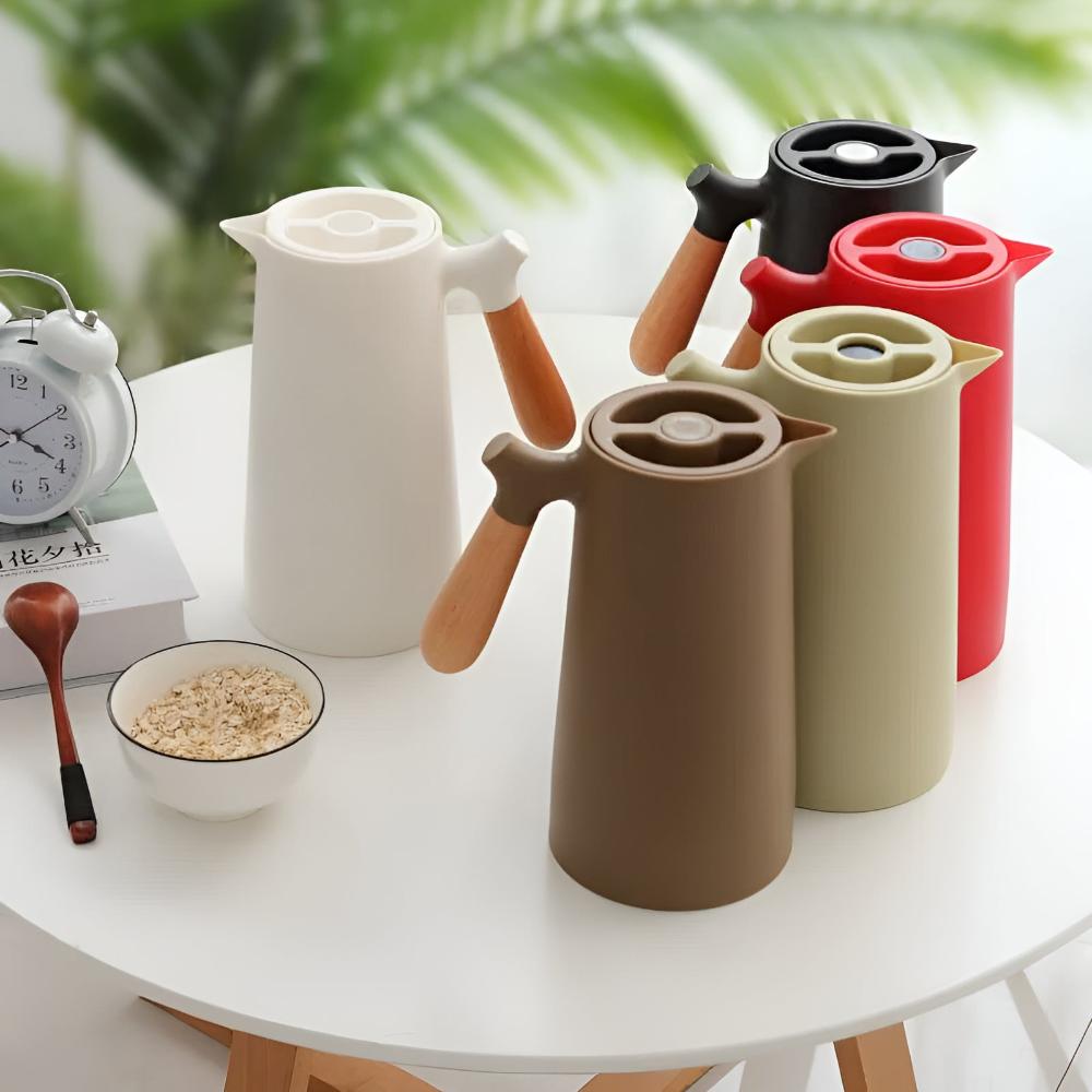 Insulated Carafe – Stylish Stainless Steel Design with Glass Inner Lining and 1 Liter Capacity 5