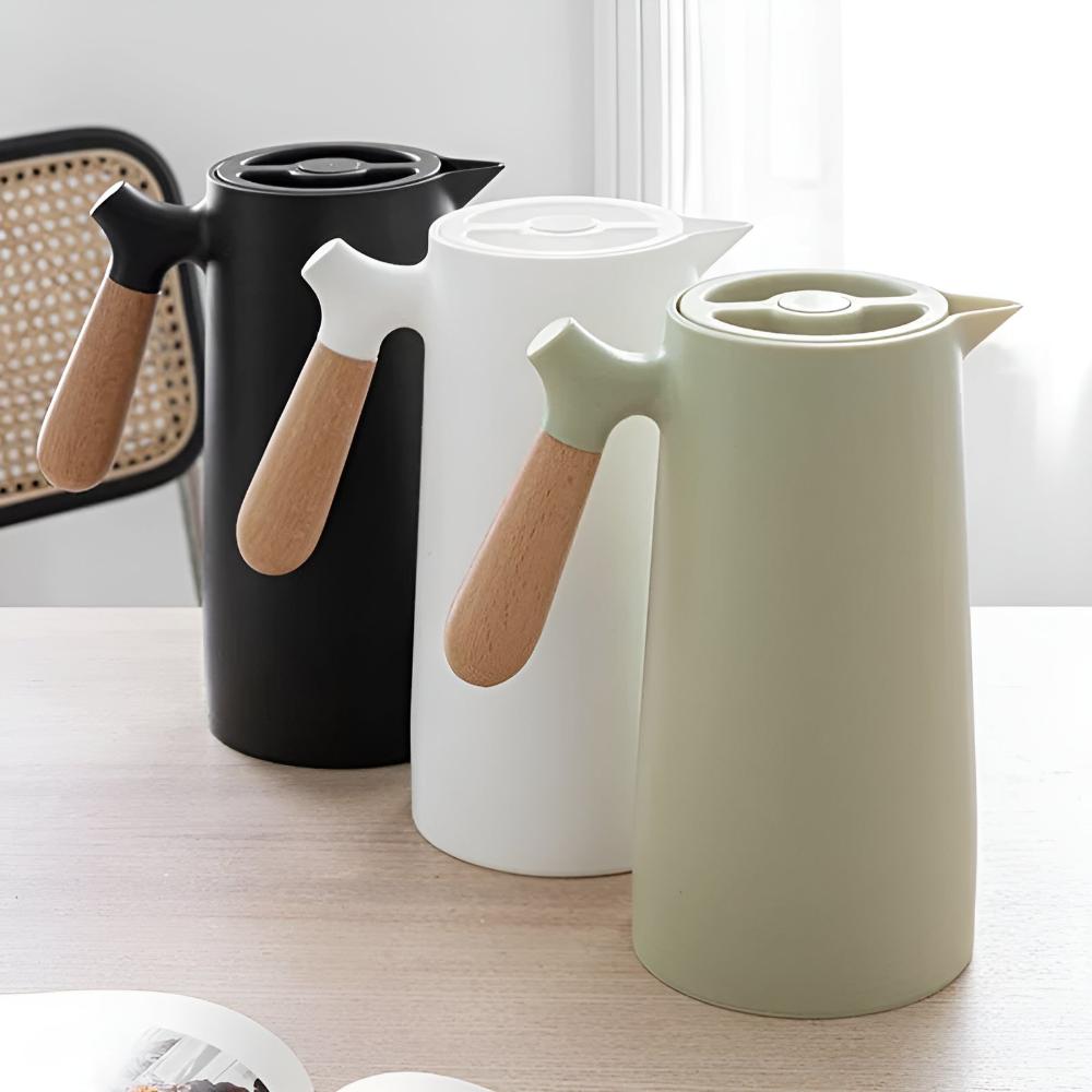 Insulated Carafe – Stylish Stainless Steel Design with Glass Inner Lining and 1 Liter Capacity 6