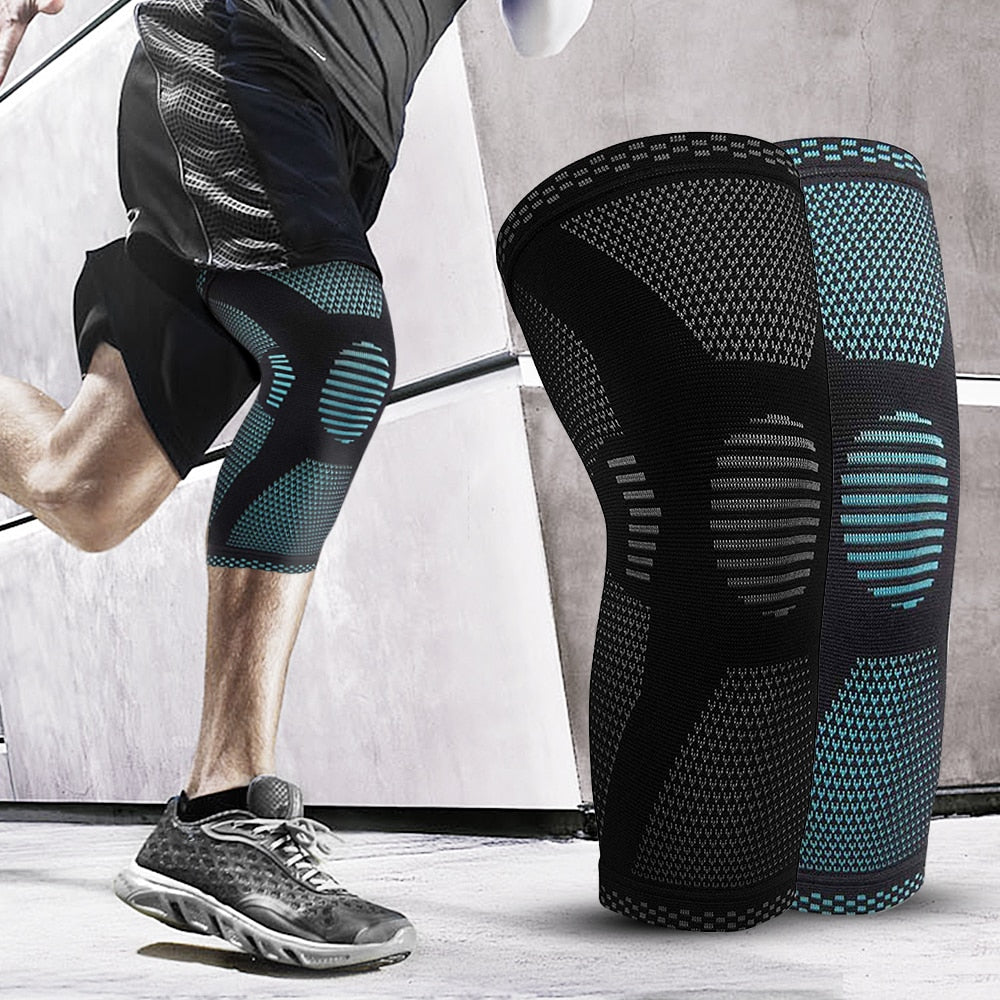 Knee Support – Comfortable Compression Sleeve – Black Fabric 2