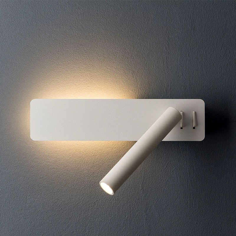 LED Reading Wall Light – Adjustable Brightness with Pivoting Design and Two Shade Options 0