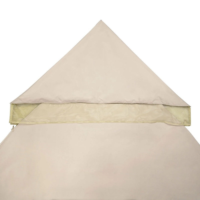 Outdoor Gazebo Canopy Replacement – 10ft x 10ft double-tier design – beige fabric 7
