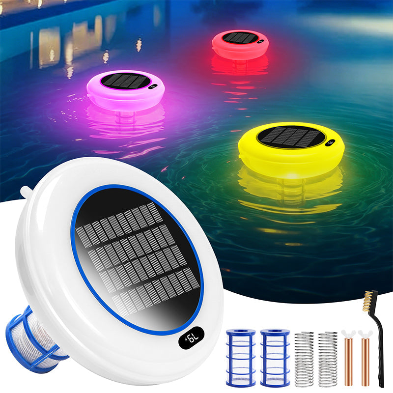 Pool Maintenance – Solar pool ionizer with eco-friendly LED lighting – plastic 0