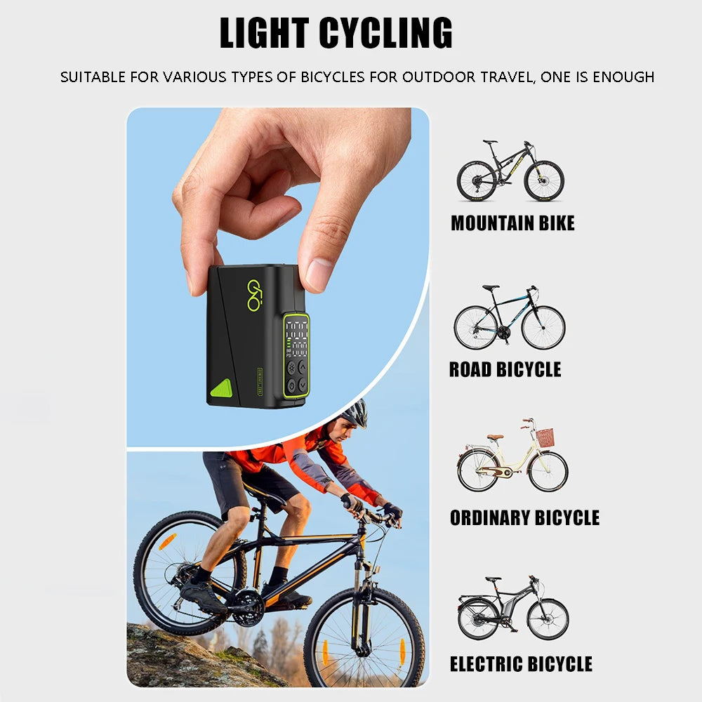 Bike Pump – Mini Electric Air Pump | Portable Bicycle Inflator