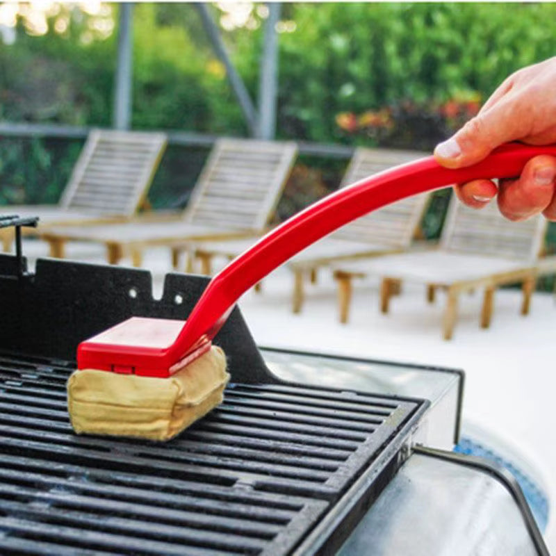 BBQ Brush – Bristle Free Grill Brush with Steam Cleaning Pad