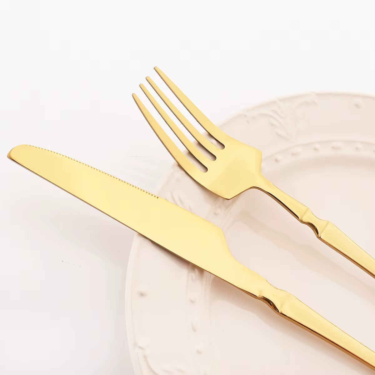 Modern Stainless Steel Flatware Set – Minimalist Cutlery for Stylish Dining
