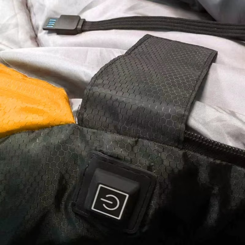 USB Heated Sleeping Bag (Down-Cotton) – 3 Heat Levels