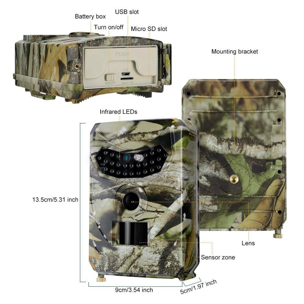 Trail Camera – Motion-Activated Game Camera with Night Vision