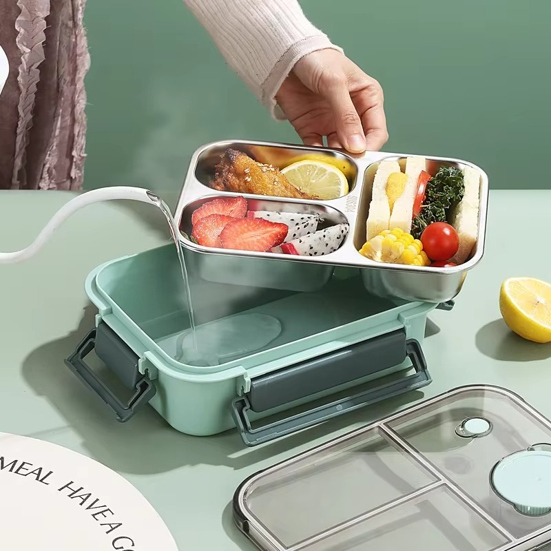 Thermal Insulated Lunch Box – Stainless Steel Food Container for Work & Travel