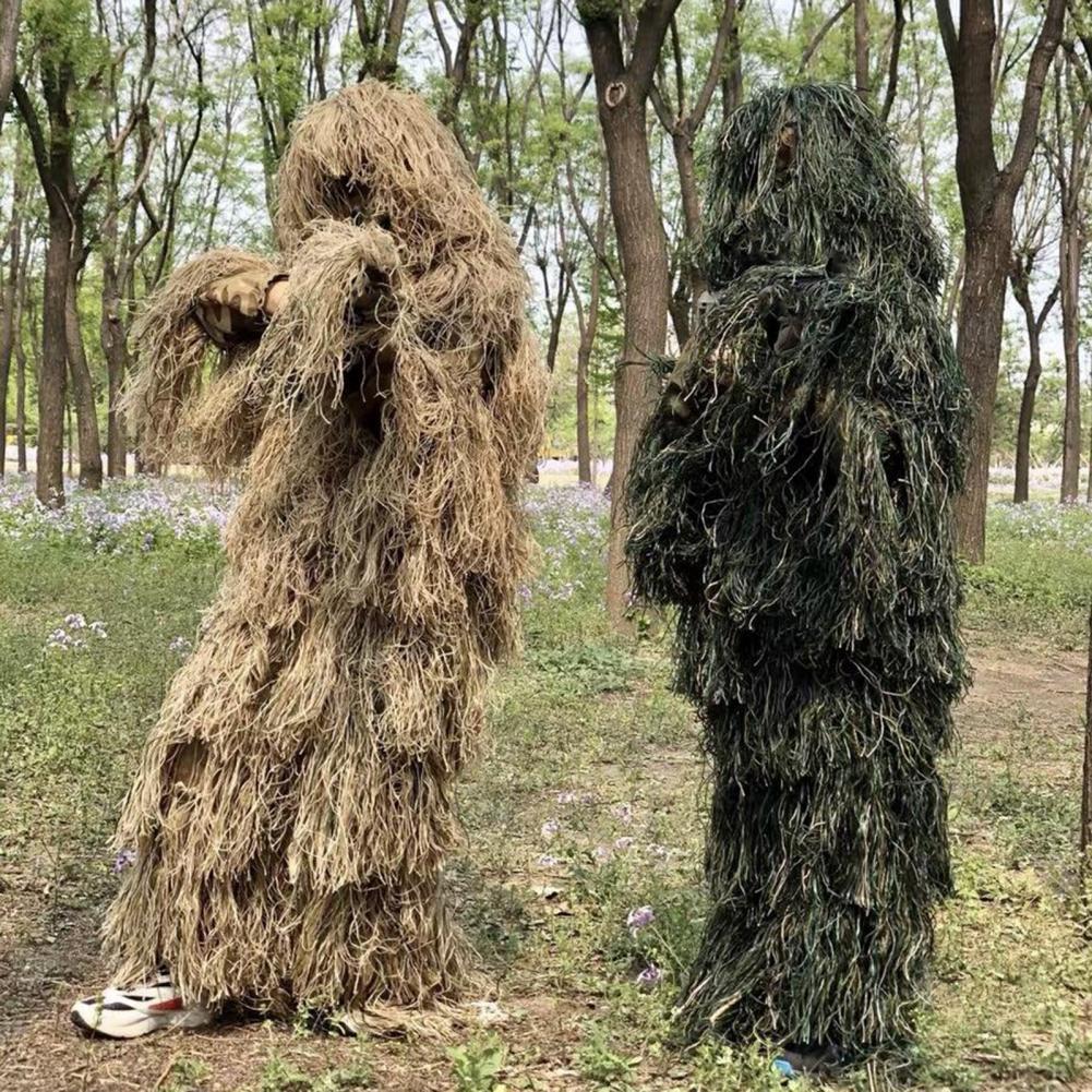 5-Piece Ghillie Suit – Camouflage Hunting Suit for Field Concealment