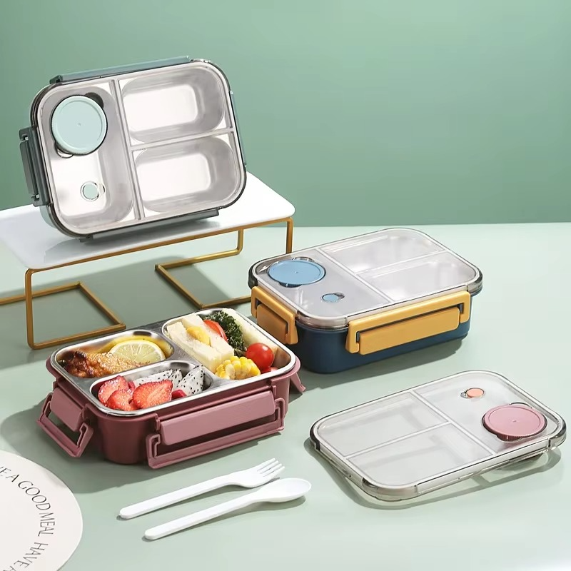 Thermal Insulated Lunch Box – Stainless Steel Food Container for Work & Travel