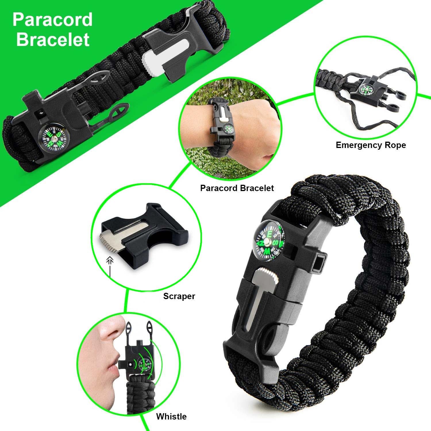 Survival Kit – 12-Piece Camping & Emergency Gear Set