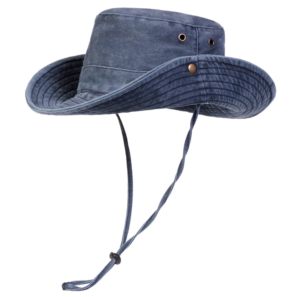 Sun Hat – Wide Brim Outdoor Hat with Chin Strap | Hiking & Fishing Hat