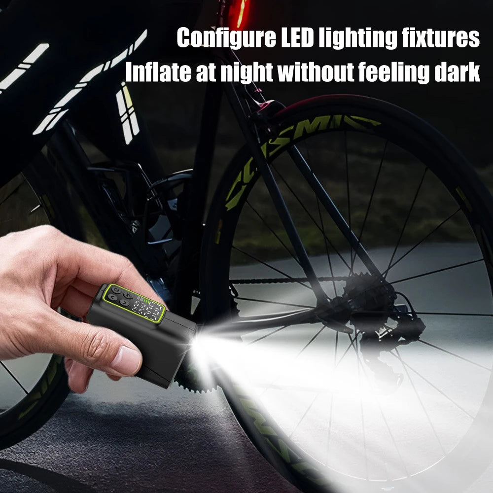 Bike Pump – Mini Electric Air Pump | Portable Bicycle Inflator