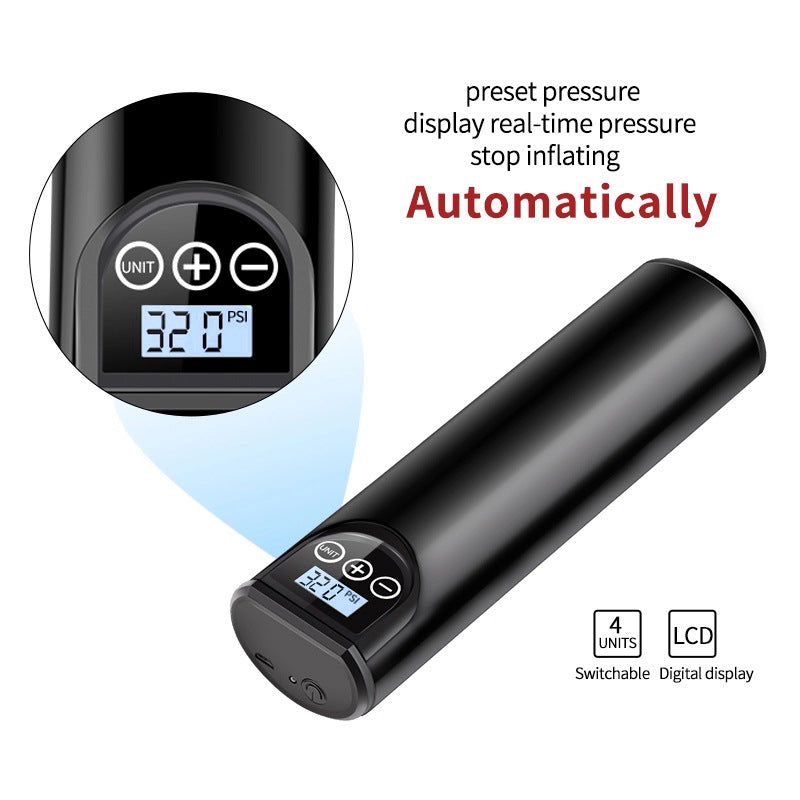 Portable Air Compressor – Electric Pump for Car Tires | Portable Pump with LED Light