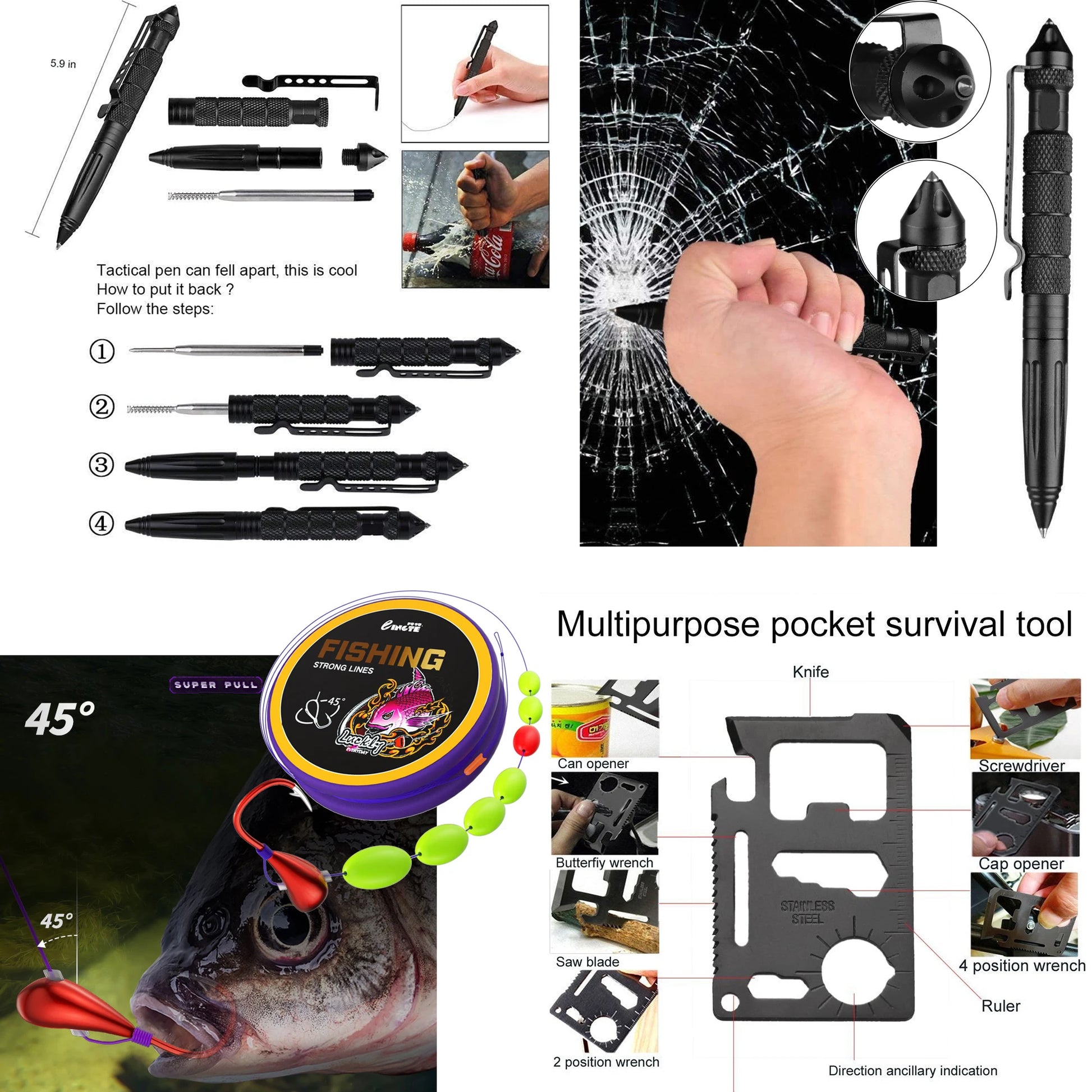 Ifak Survival First Aid Kit – 24-Piece Emergency & Camping Kit