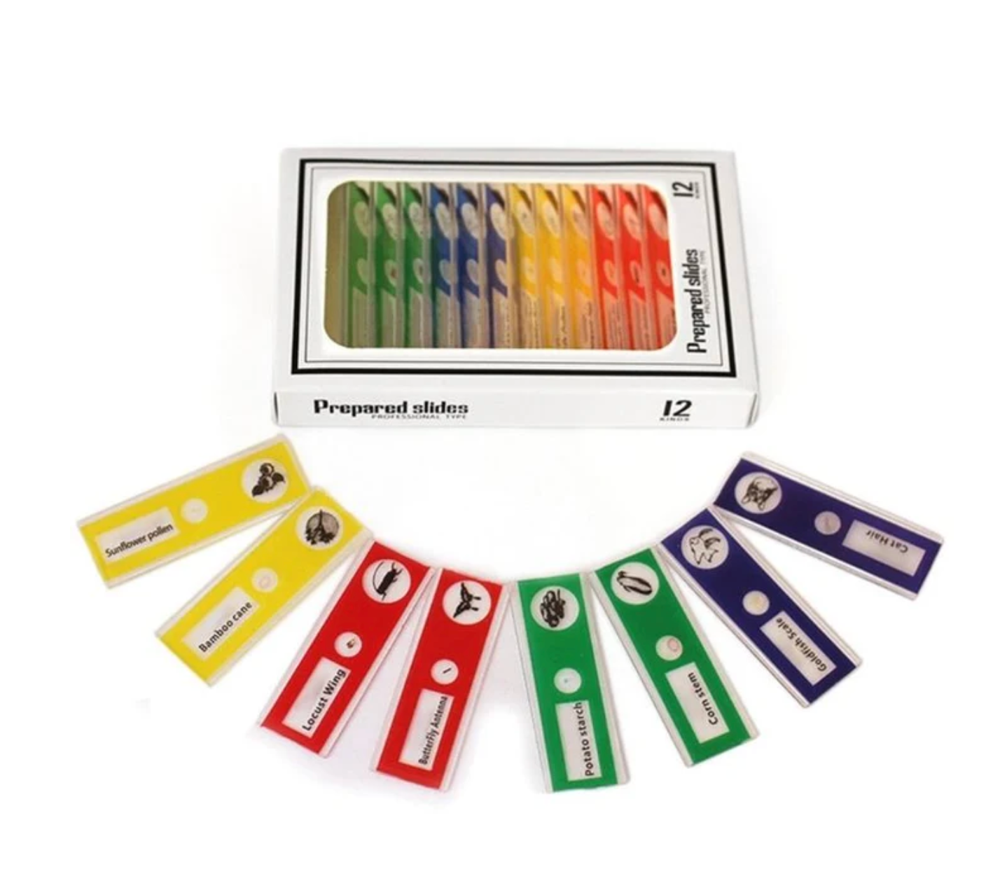 Kids Microscope 60–200× with LED – Pocket Handheld STEM Educational Toy