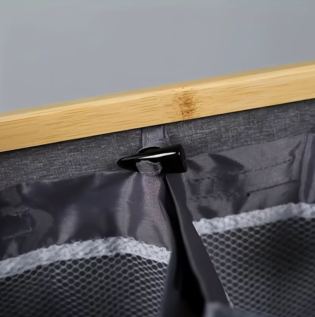 Laundry Basket with Lid – 160L 3-Section Laundry Hamper
