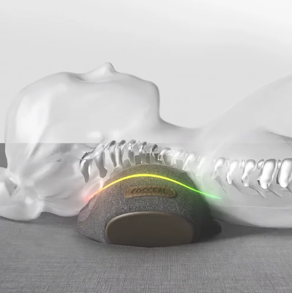 Heated Neck Massage Pillow – Memory Foam with Vibration Modes– Support, Heat & Traction.