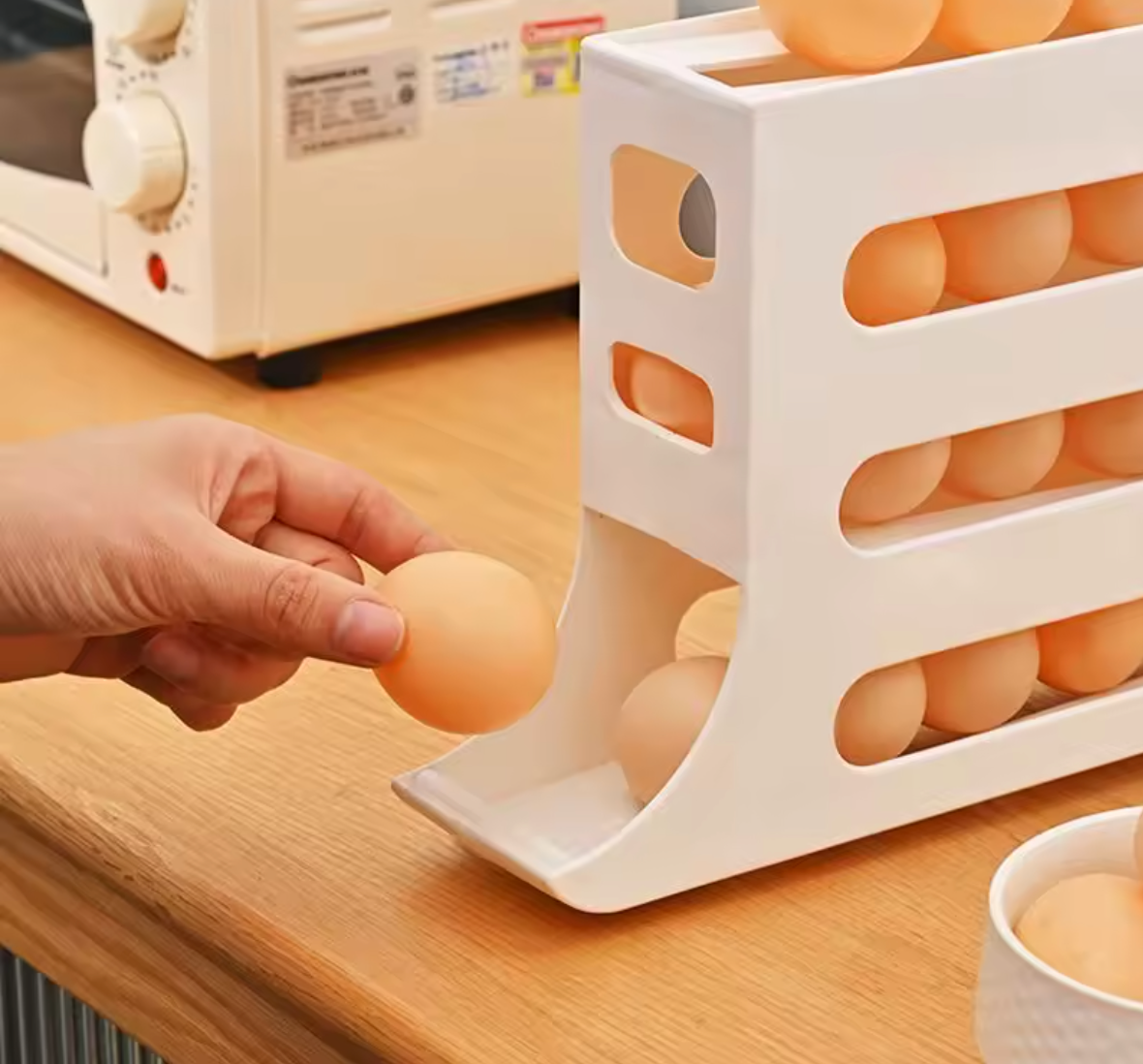 Automatic Rolling Egg Storage Holder