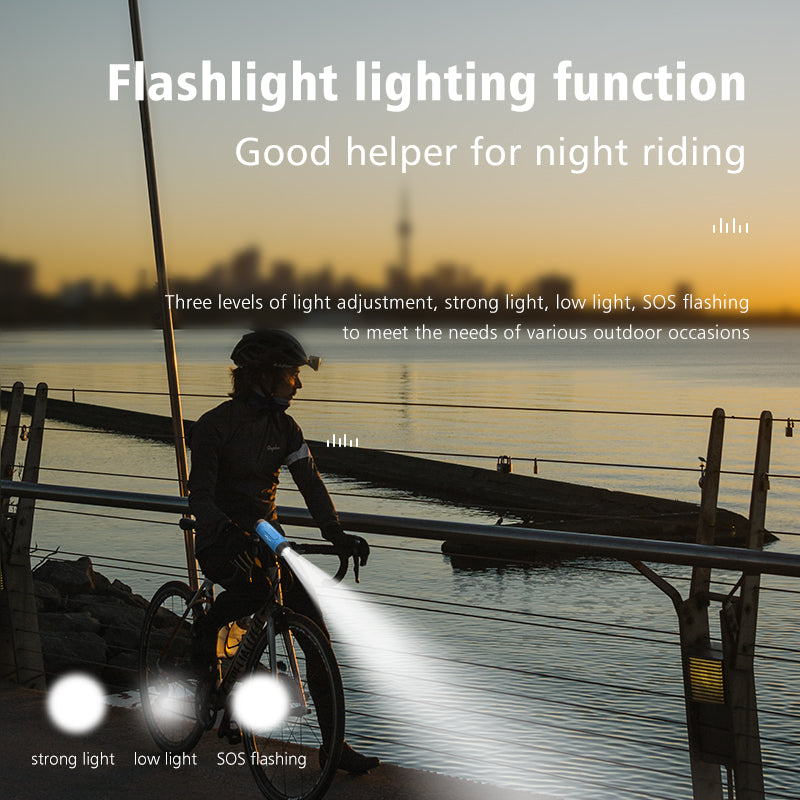 Bike Light Speaker – Bluetooth Speaker with Power Bank & Flashlight