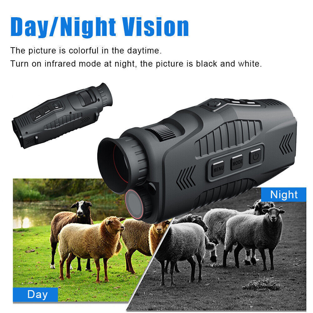 Night Vision Monocular – Digital Infrared with 1080P Photo & Video