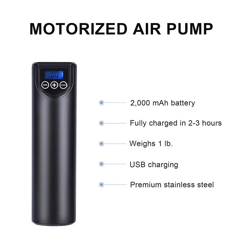 Portable Air Compressor – Electric Pump for Car Tires | Portable Pump with LED Light