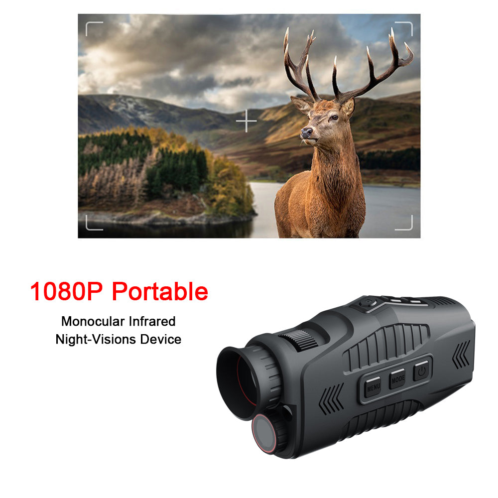 Night Vision Monocular – Digital Infrared with 1080P Photo & Video