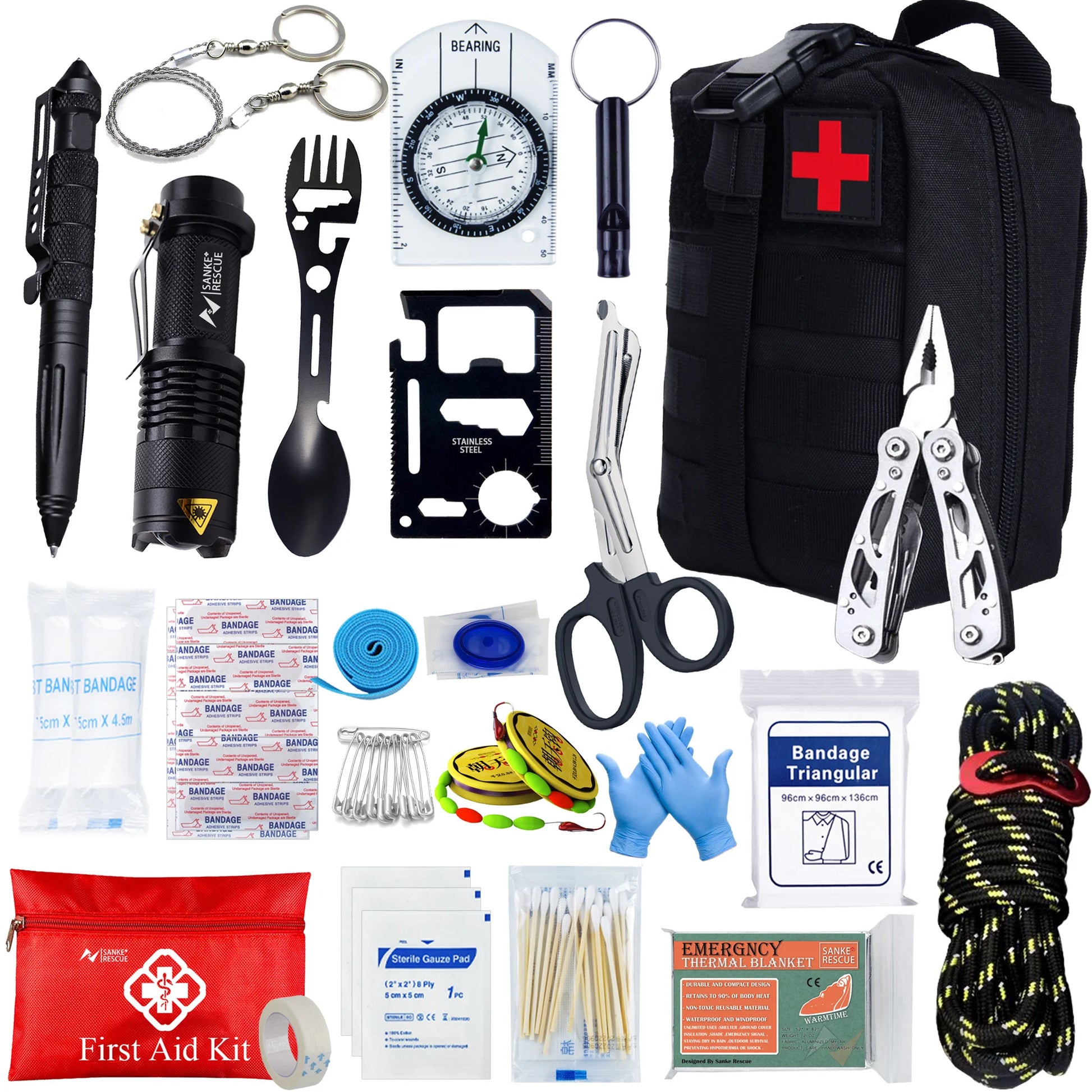 Ifak Survival First Aid Kit – 24-Piece Emergency & Camping Kit