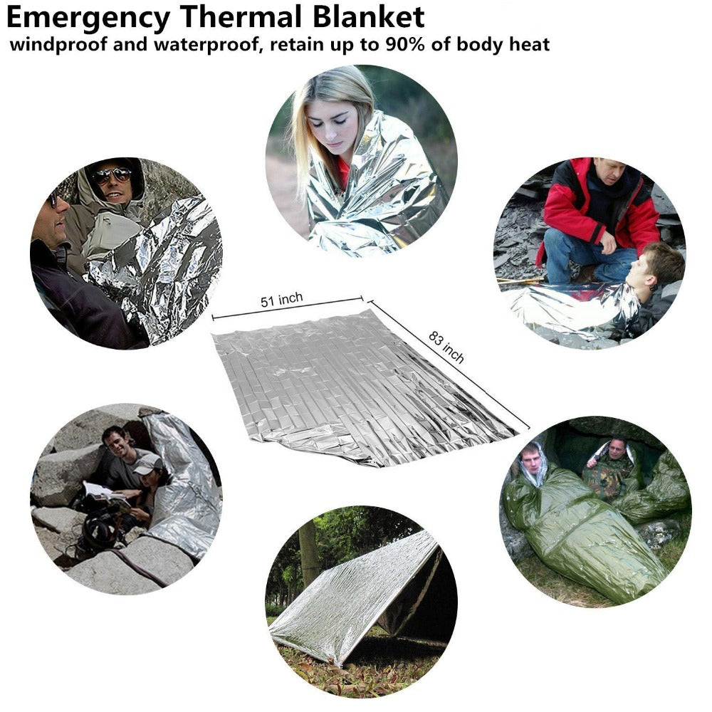 Survival Kit – 12-Piece Camping & Emergency Gear Set