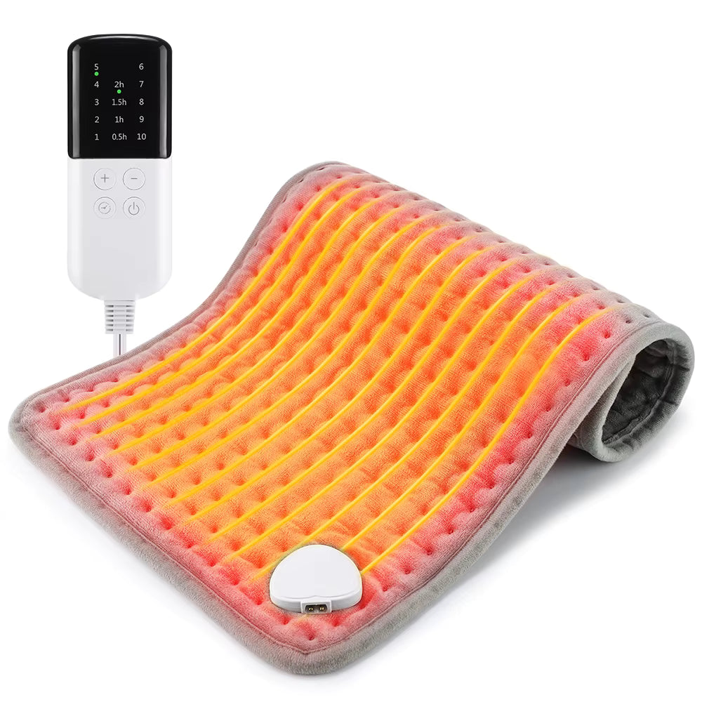 Electric Heating Pad – Flannel Heated Mat with Auto Shut-Off | Electric Blanket-Style Warmth