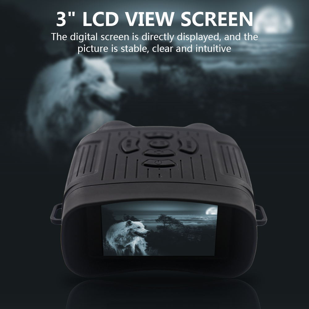 Digital Night Vision Binoculars – Infrared HD with Photo & Video Recording