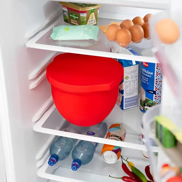 Silicone Bowl Insert – Flexible Design with Lid, Ø 24 cm, Food-Safe, Dishwasher Safe 2