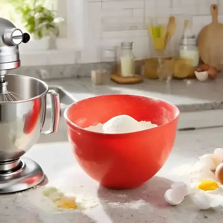 Silicone Bowl Insert – Flexible Design with Lid, Ø 24 cm, Food-Safe, Dishwasher Safe 4