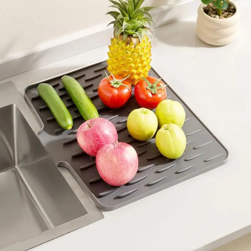 Silicone Dish Drying Mat – Flexible, Heat-Resistant, BPA-Free 40 × 32.5 cm for Kitchen Use 3