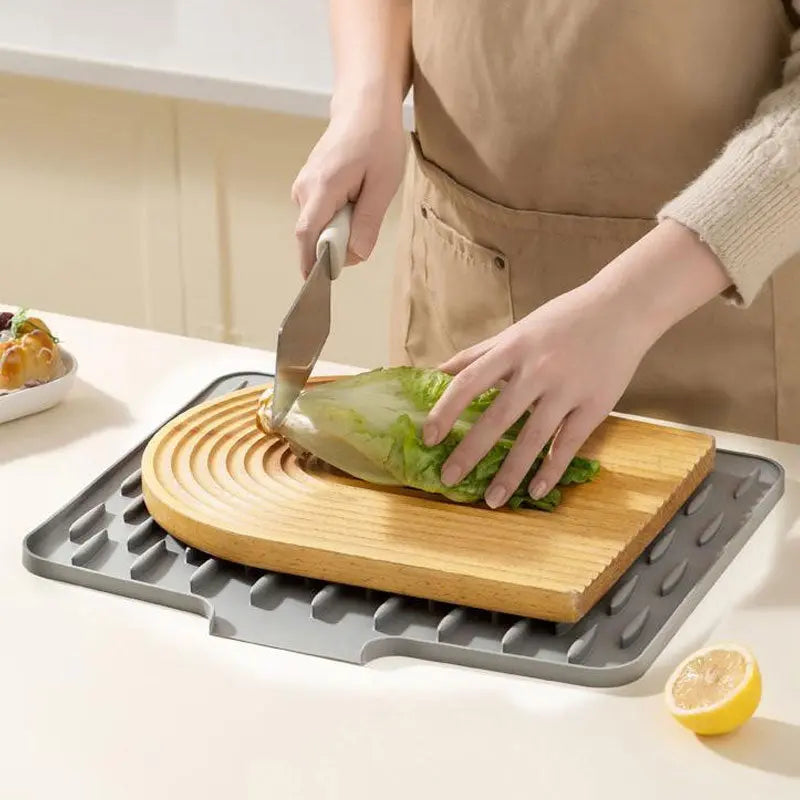 Silicone Dish Drying Mat – Flexible, Heat-Resistant, BPA-Free 40 × 32.5 cm for Kitchen Use 4