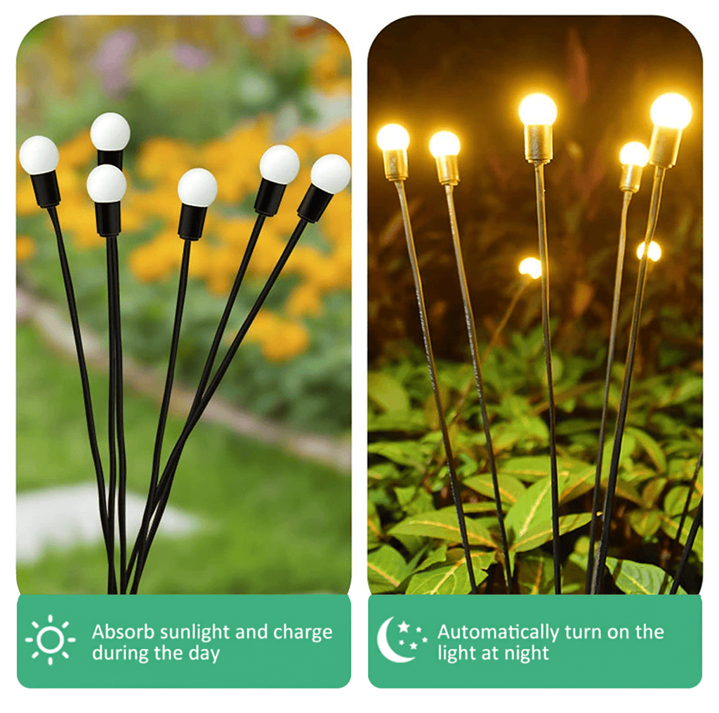 Solar Garden Lights – Firefly design – plastic 7