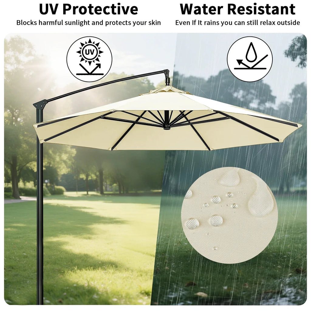 Patio Umbrella Replacement Canopy – UV & Water-Resistant