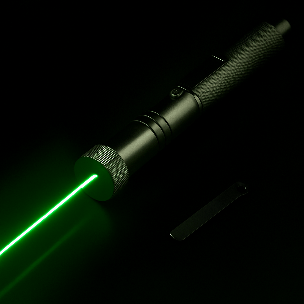 Green Laser Pointer Torch – Adjustable Focus, Rechargeable Outdoor Light