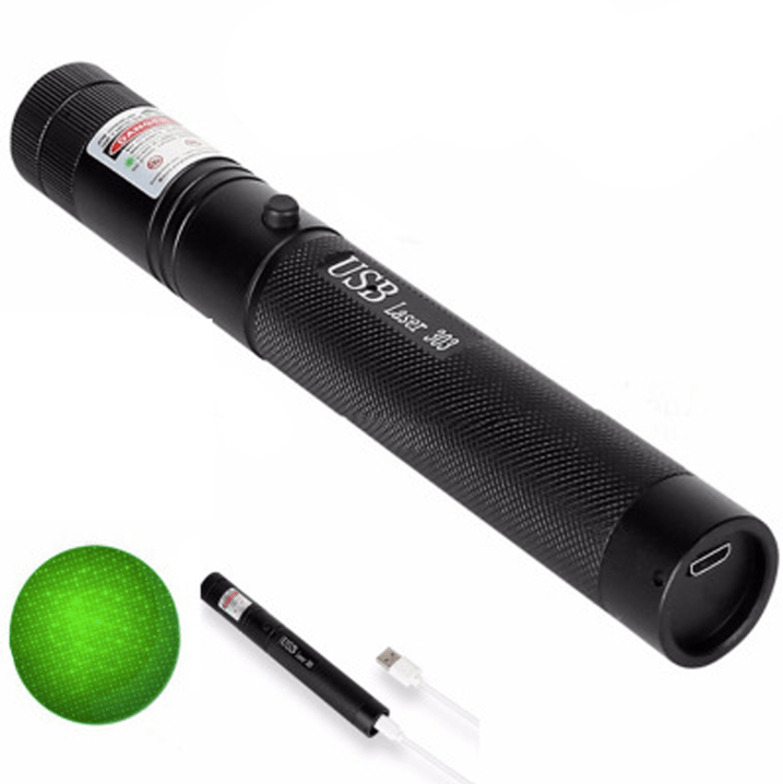 Green Laser Pointer Torch – Adjustable Focus, Rechargeable Outdoor Light