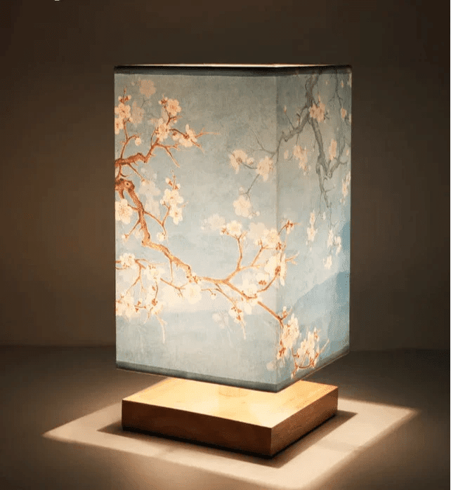 Table Lamp – Elegant Cherry Blossom Design with Soft Ambient Lighting for Bedside or Living Room 0