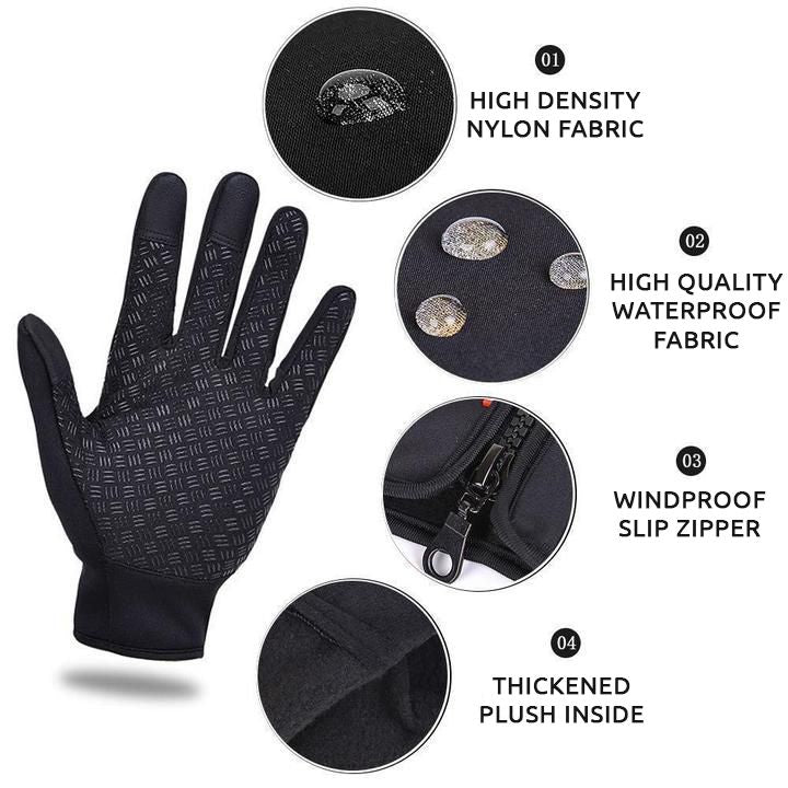 Heat Retaining Thermal Warming Gloves – Touchscreen Cycling & Ski Gloves